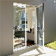 Economic Price Aluminum Alloy Sliver Color Casement Doors for Commercial Building