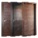 China Top Manufacturer Custom Internal Doors to Homes Walnut Wood Interior Door Interior Wood Casement Door Interior Single Modern Wood Simple Bedroom Door