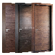  China Top Manufacturer Custom Internal Doors to Homes Walnut Wood Interior Door Interior Wood Casement Door Interior Single Modern Wood Simple Bedroom Door