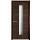  Sound Insulated Internal Office Wooden Door with Tempered Glass Window