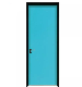  Ral Colorful Hospital Wooden Aluminum Frame Door Metal Jamb Wood Door Leaf