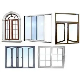  Double Glazed Aluminum/UPVC Framed Sliding Window and Aluminum Windows