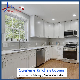 White Painted Shaker Style Kitchen Cabinets with Island