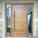  Solid Teak Wood Door Front Entry Single/Double Pivot Door for Villa