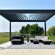 Custom Aluminium Louvre Roof Pavilion Gazebo Electric Roof Waterproof Louver Automatic Pergola|Motorized Pergola|Automatic Louvered Roof