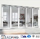 Conch Profile UPVC/PVC Frame Sound Proof Glass Balcony Bi-Folding Door