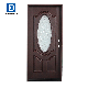 Fangda Stained Modern Home Fiberglass Mahogany Door manufacturer