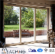 Conch Profile UPVC /PVC Double Clear Glazed Sliding Doors for Individual House