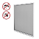 Insect-Proof Telescoping Screen Door Invisible Folding Screen Window Anti-Mosquito Folding Screen Door manufacturer