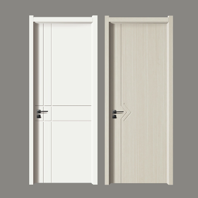 Shengyifa Cheap Price Bathroom Waterproof Interior PVC Polymer WPC Door Price