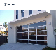 12 X 7 Residential Automatic Aluminum Roll up Garage Door with Clear Acrylic Glass Plastic Window Inserts