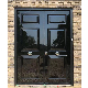  European Style Front Door Pivot Modern Solid Wood with Side Light Pivot Door for Villa