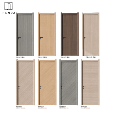 Security Sliding Wooden Steel PVC Wood Interior Garage Wood Entrance Door