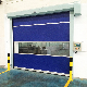 PVC Folding High Speed Sheet Fast Rolling Shutter Industrial Door