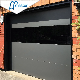 Master Well New Design Automatic Flush Steel Foamed Sectional Garage Door with Glass Panel Inside