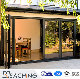  Interior Aluminum Bi-Folding Door Glass Door Metal Door with Tempered Glass