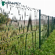 3D Curved Fence PVC Coated Iron Wire Fence Steel Panel Forti V Fold Welded Wire Mesh Panel