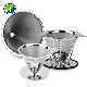 Stainless Steel Strainer Tools Layer Coffee Tea Drip Basket Coffee Filter Reusable Kitchen Accessories manufacturer