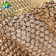 Metal Chainmail Fireplace Screen, Stainless Steel Ring Mesh Curtain manufacturer