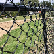 High Quality Black PVC Coated Diamond Wire Mesh Chain Link Fence Diamond Mesh Fence. manufacturer