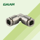 90 Elbow Push in Male Straight Quick Connecting Air Hose Connector Pneumatic SS304 Stainless Steel Push in Fittings