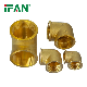 Ifan OEM Customized 90 Degree Elbow with Female Thread Brass Elbow