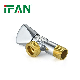 Ifan Toilet Stop Valve Bathroom Washing Machine Contactor Brass Angle Valve