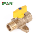 Ifan Chinese Factory Cw617 Material Brass Valves Brass Gas Ball Valve manufacturer