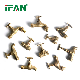 Ifan Free Sample Brass Bibcock Yellow Color Factory Provide Directly Brass Bibcock