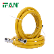 Ifan Wear Resistant Plastic PVC Wrapped Gas Stainless Steel Corrugated Pipe