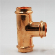 Copper Pipe Fittings for Refrigeration and Air Conditioning Tee manufacturer