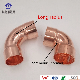 Copper 90 Degree Elbow Refrigeration Solder Long Radius Tube Fittings manufacturer