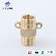 Brass M Long Adapter / Nipple Lugged/ All Thread Australia Standard Fitting manufacturer