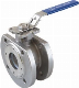 Stainless Steel Full Port Pn16 Wafer Flange Ball Valve with ISO5211 Mounting Pad