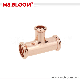 15*15*22-76*76*76mm Copper Reducer Tee Press Fitting