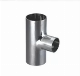 SUS304 316 Sanitary Stainless Steel Tee Welded Equal