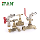 Ifan OEM ODM Slow Open Brass Bibcock 1/2-1 High-Quality Materials Brass Bibcock Tap manufacturer