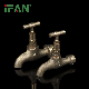 Ifan OEM ODM Customization Brass Bibcock Fuacet Garden Bibcock Tap 1/2 3/4 Bibcock Brass with Lock manufacturer