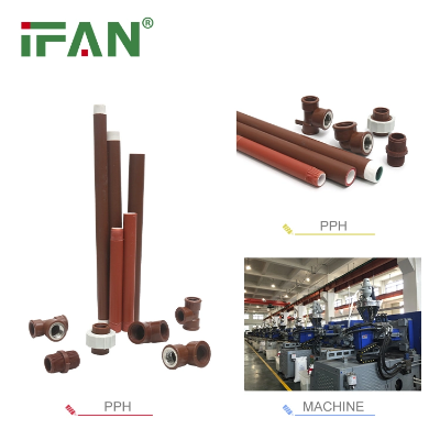 Ifan Wholesale Water Supply 1/2" - 2" Pph Elbow Tee Thread Plastic Pph Pipe Fitting