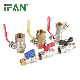  Ifan High Pressure Rutterfly Handle Long Handle Brass Ball Valve 1/2