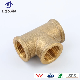 Durable Brass Female Equal Tee BSPT Thread for Plumbing Fitting manufacturer