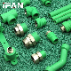 Ifan Hot Sell Pn25 Tube Connectors 20-110mm Elbow Tee Socket Customized Plastic PPR Pipes and Fittings