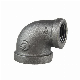 Black Malleable Iron Pipe Fittings Connection Fire Fighting Used Reducing Elbows manufacturer