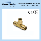 High Quality Quick NPT Thread Pipe Coupler Pneumatic Brass Pipe Fitting Brass Union Tee