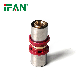 Ifan Pex Pipe Fittings Thread Tee Elbow Socket Pex Brass Press Fittings manufacturer