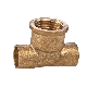  Quick Connect Accesorios Male Thread Tee Brass Plumbing Water Forged Female Tee
