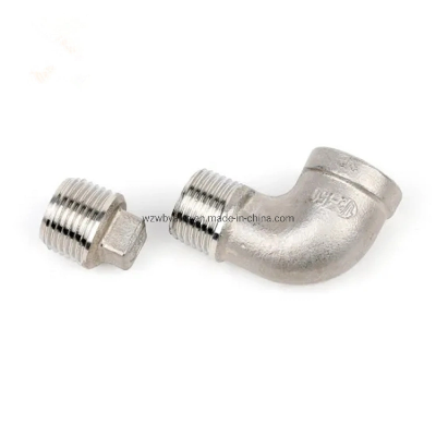 150lbs SS304/316 Screwed Street Elbow M/F 11/4" in Type of ISO4144 1/4"-8" 90 Degree Stainless Steel Pipe Fitting SS304 Street Elbow