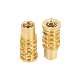 Embedded Nuts for High Quality Automobiles, Hot Melt Nut Insertion Machine Straight Knurled Bushing Brass Insert Nut
