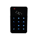  Door Lock Face Recognition Front Cover Tempered Glass Panel with Hole Cutout