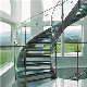  Spiral Rotating Stairs Balustrades Handrails Clear Building Bent Toughened Sandwiched PVB Sgp Curved Tempered Laminated Glass2 Buyers